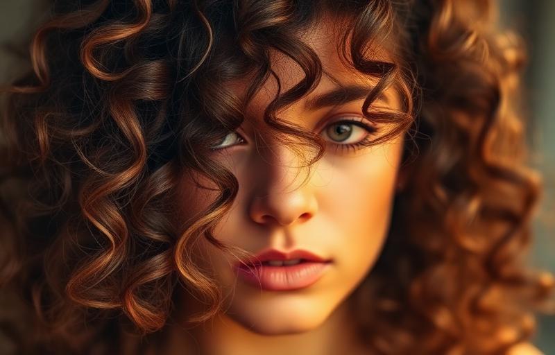 Beautiful curly hair